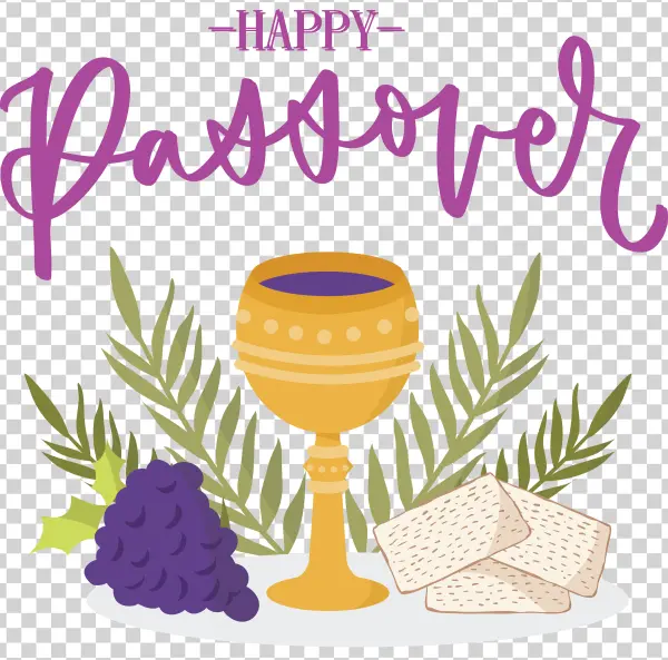 Happy Passover Celebration Elements PNG
