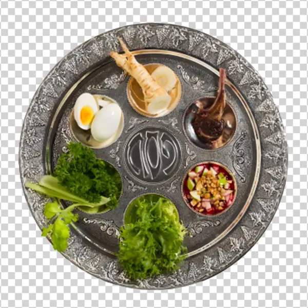 Passover Seder Plate PNG Transparent Background