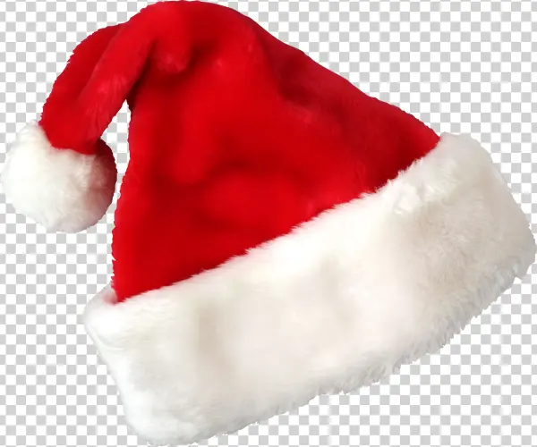 Red Santa Hat PNG Transparent Background
