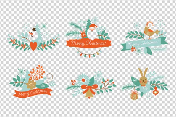 Christmas Holiday Illustrations PNG Pack