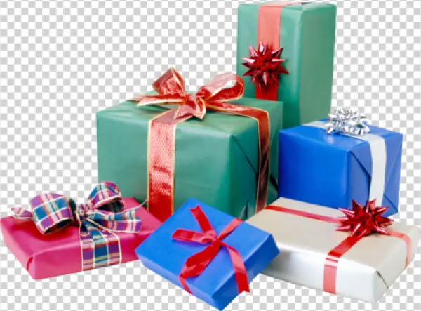 Colorful Gift Boxes PNG Transparent Background
