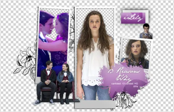 13 Reasons Why Characters PNG Pack Transparent Background