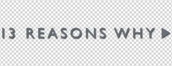 13 Reasons Why Logo PNG Transparent Background