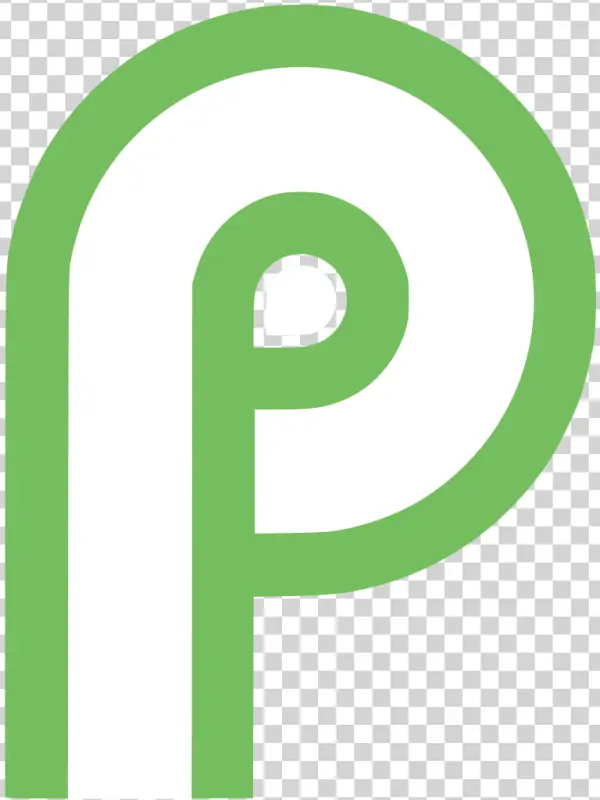 Android P Logo Transparent PNG