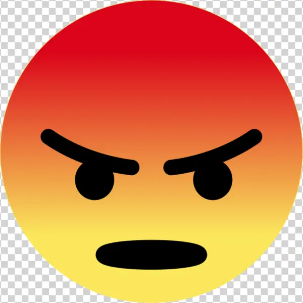 Angry Emoji PNG Transparent Background