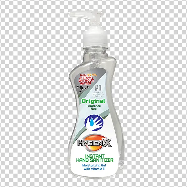 Hygienix Instant Hand Sanitizer PNG Transparent Background
