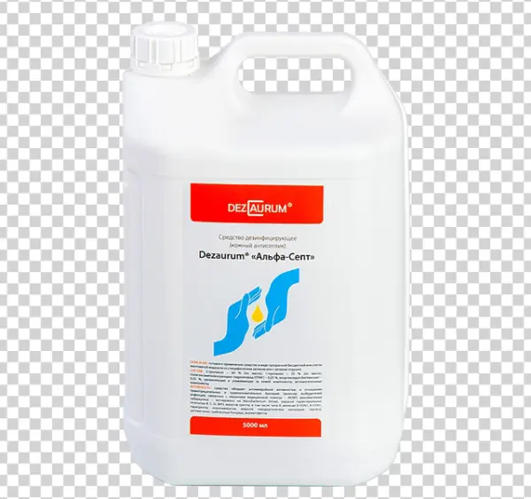 Dezaurum Alpha-Sept Hand Sanitizer 5000ml Bottle PNG