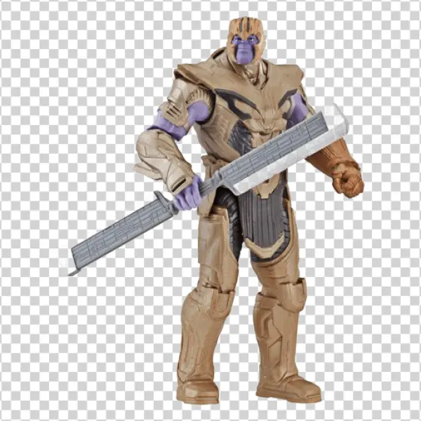 Thanos Action Figure PNG Transparent Background