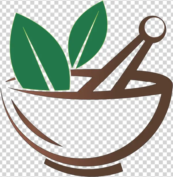 Herbal Mortar and Pestle PNG Transparent Background