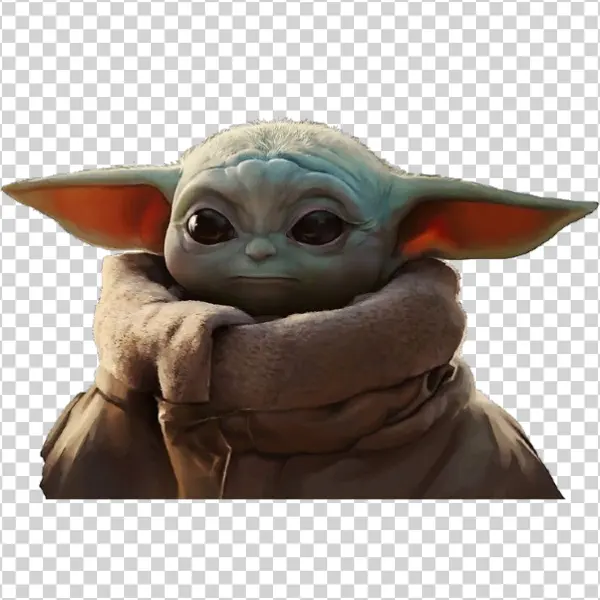 Baby Yoda Grogu Transparent PNG