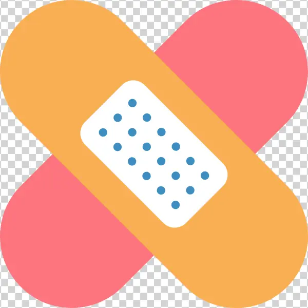 Band-Aids Crossed Icon PNG Transparent