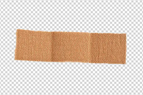 Rough Burlap Fabric Strip PNG Transparent