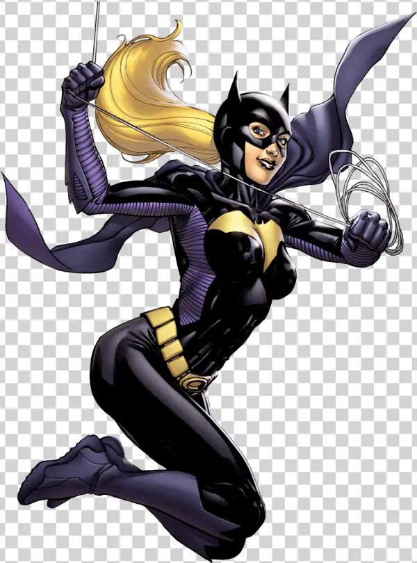 Batgirl Comic Art PNG Transparent