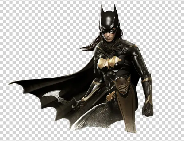 Batgirl Superhero Character PNG Transparent