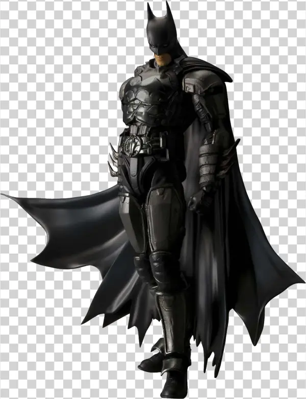 Armored Batman Action Figure PNG Transparent