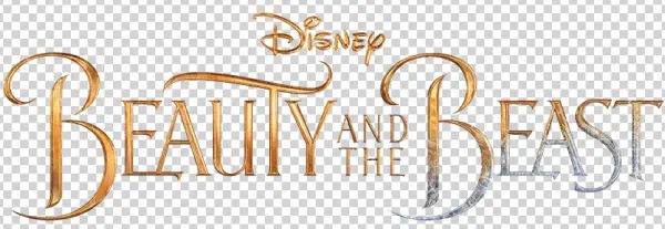 Disney Beauty and the Beast Movie Logo PNG