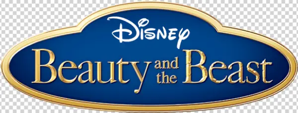 Disney Beauty and the Beast Logo PNG Transparent
