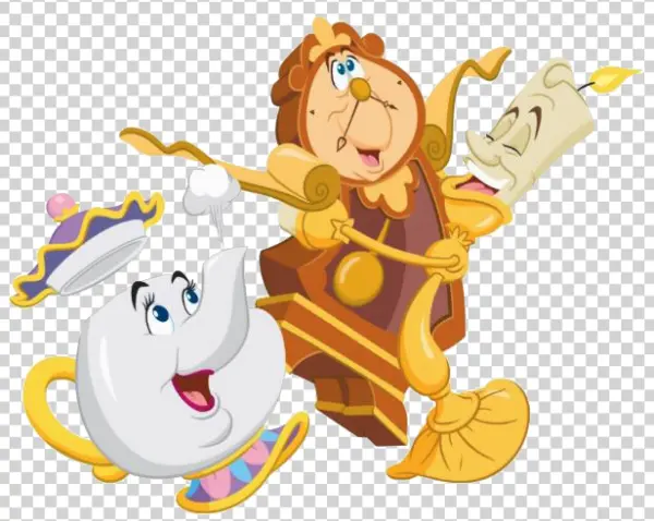 Beauty and the Beast Disney Characters PNG