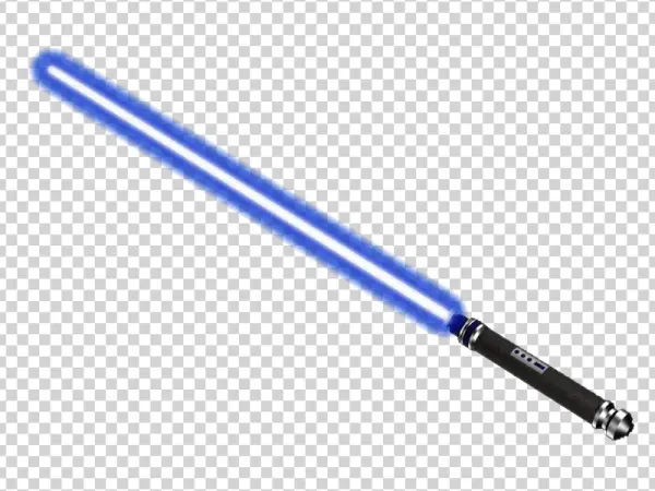 Blue Lightsaber PNG Transparent Background