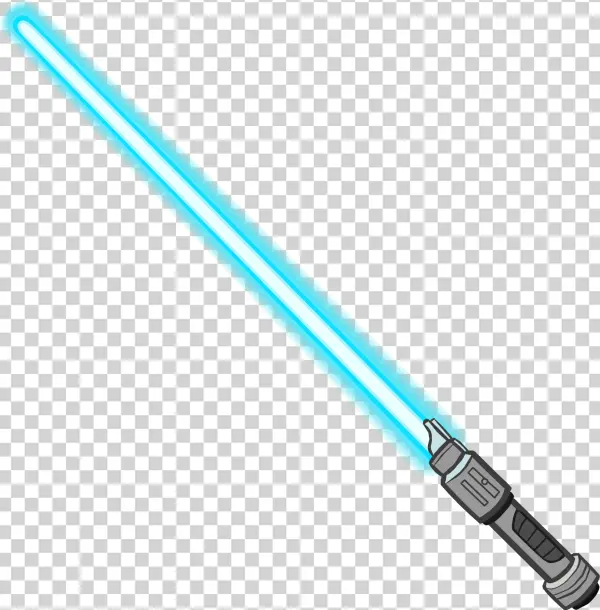 Blue Lightsaber Transparent Background