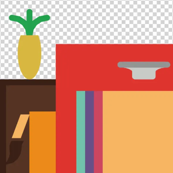 Minimalist Shopping Bag and Home Decor PNG