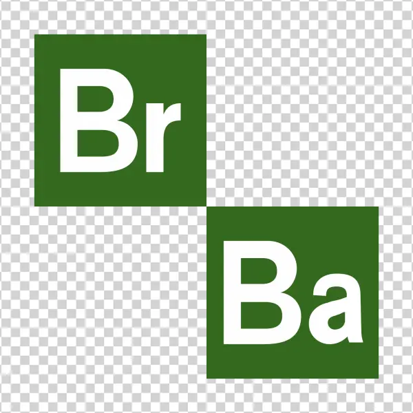 Breaking Bad Logo Br Ba PNG Transparent