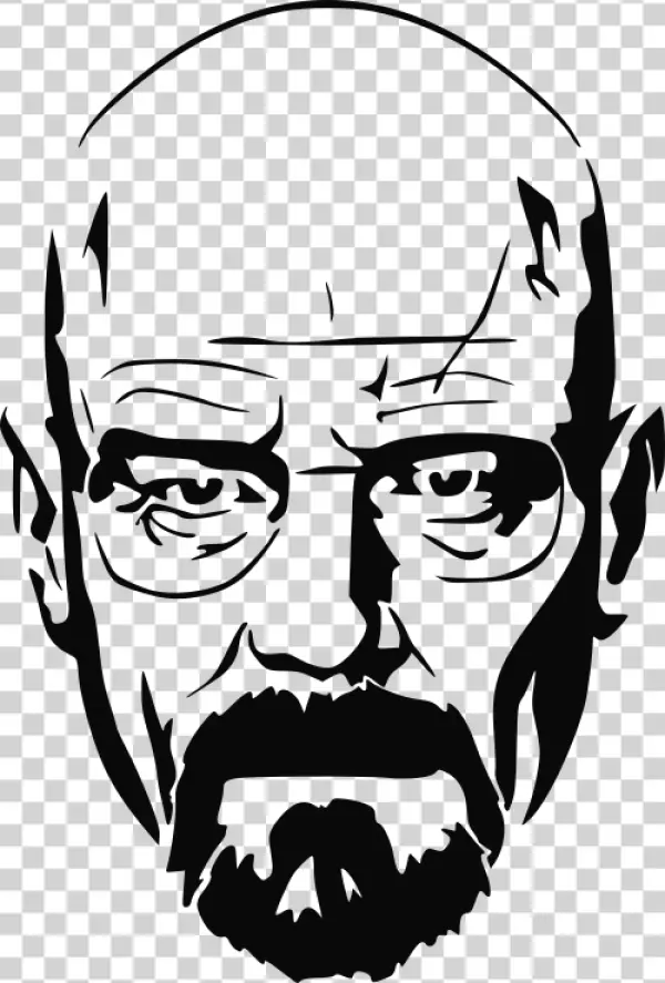 Walter White Heisenberg Silhouette PNG