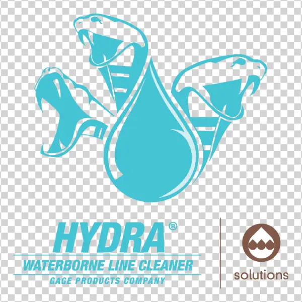 Hydra Waterborne Line Cleaner Logo PNG