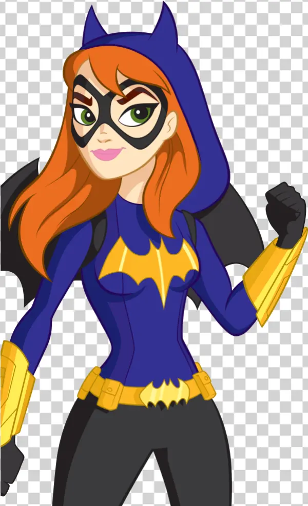 Batgirl DC Super Hero Girls PNG Transparent Background