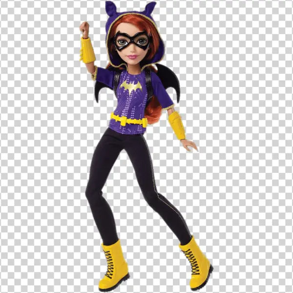 DC Super Hero Girls Batgirl Doll PNG Transparent