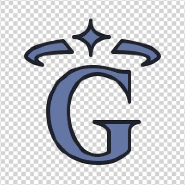Stylized Letter G with Crown Logo