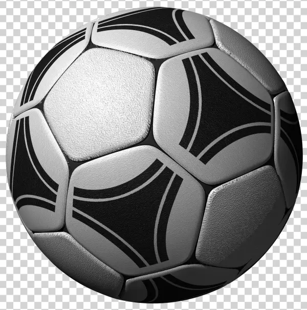 Classic Soccer Ball PNG Transparent Background