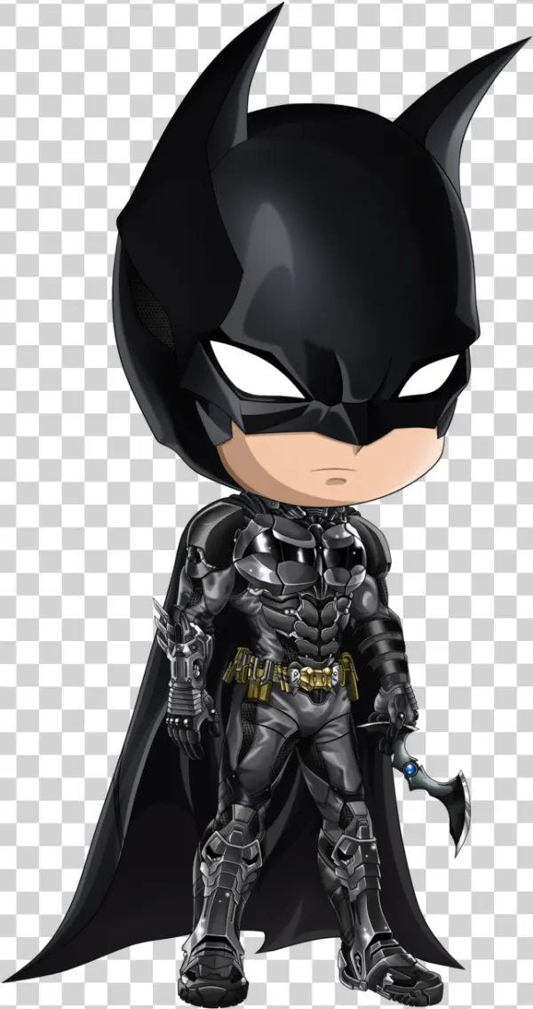Chibi Batman Armored Suit PNG
