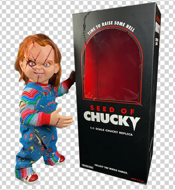 Chucky Doll and Seed of Chucky Box PNG Transparent Background