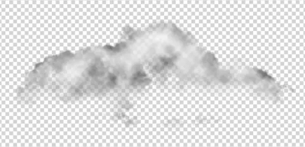Realistic Volumetric Cloud PNG Transparent Background