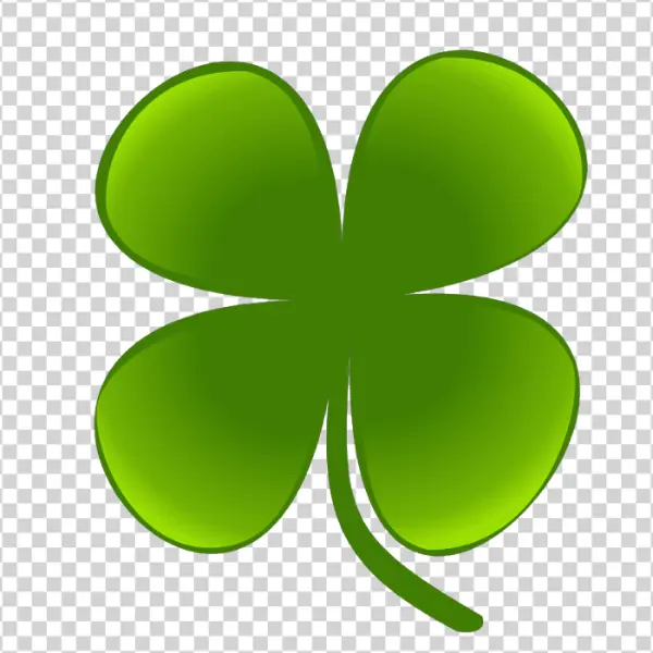 Four-Leaf Clover PNG Transparent Background