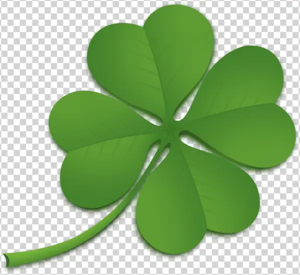 Four Leaf Clover PNG Transparent Background