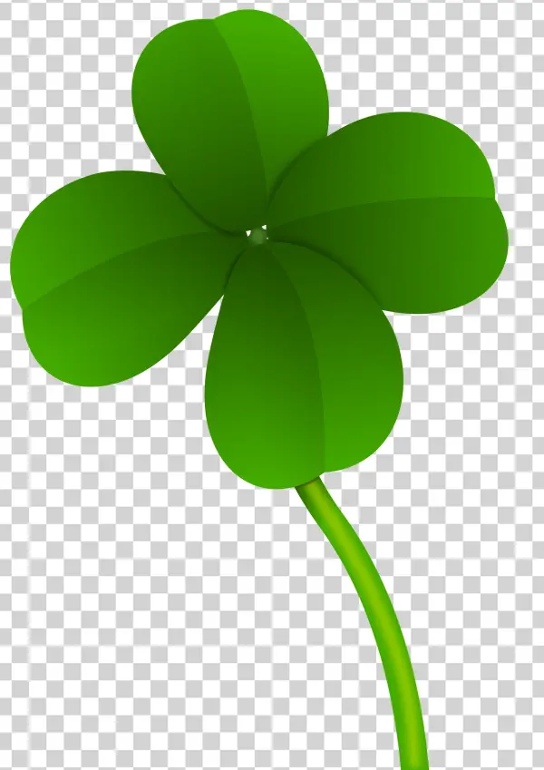Four Leaf Clover PNG Transparent Background