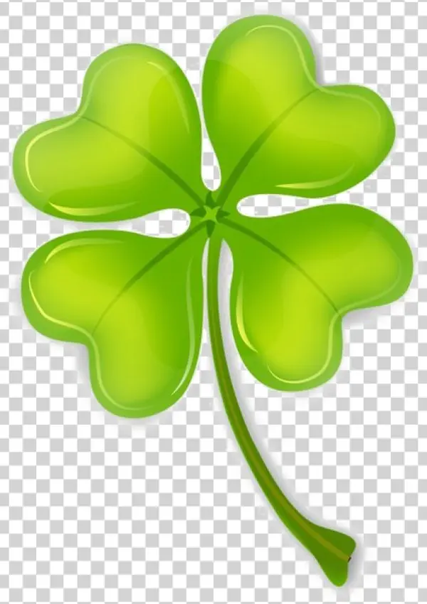 Four-Leaf Clover PNG Transparent Background