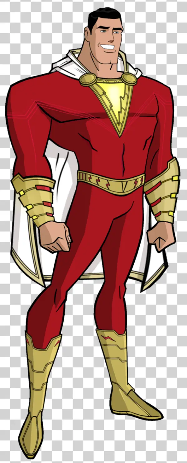 Shazam DC Superhero Character PNG