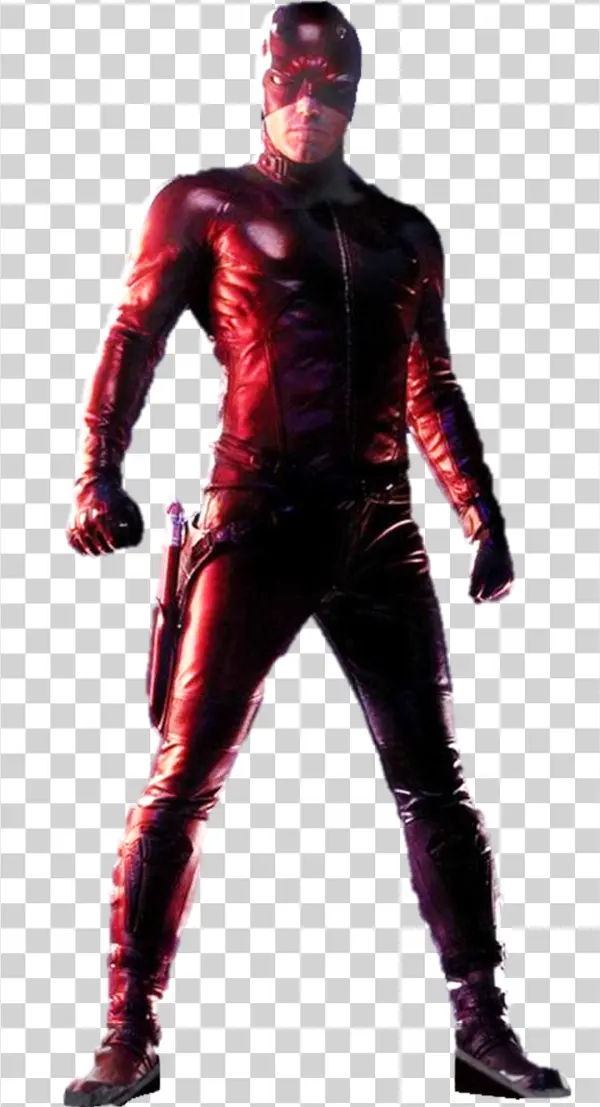 Daredevil Full Body Superhero PNG Transparent Background