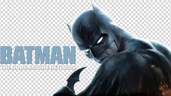 Batman The Dark Knight Returns Logo and Character PNG