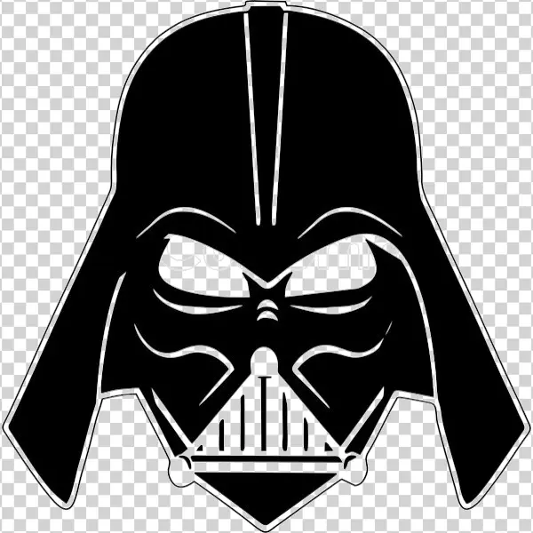 Darth Vader Helmet Logo PNG Transparent