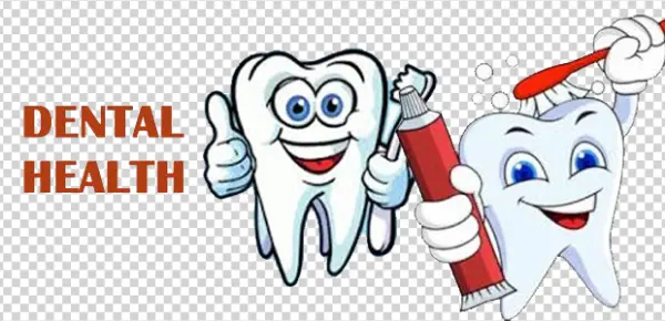 Happy Cartoon Teeth Dental Health PNG