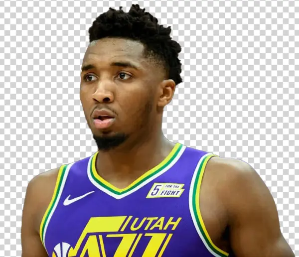 Donovan Mitchell Utah Jazz Player PNG
