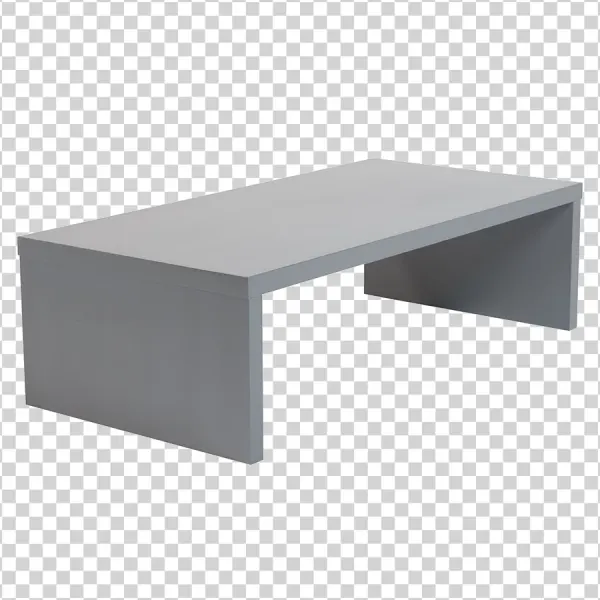 Modern Gray Console Table PNG Transparent Background
