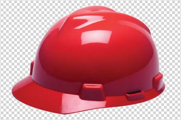 Red Hard Hat PNG Transparent Background