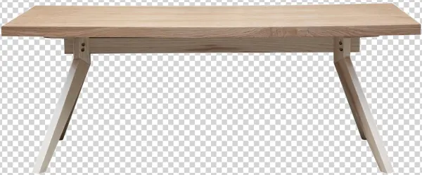 Modern Wooden Table PNG Transparent Background