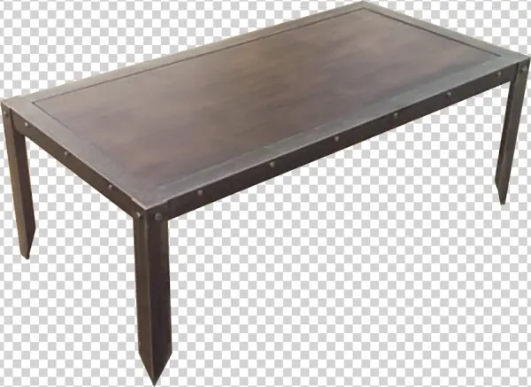 Industrial Coffee Table PNG Transparent Background