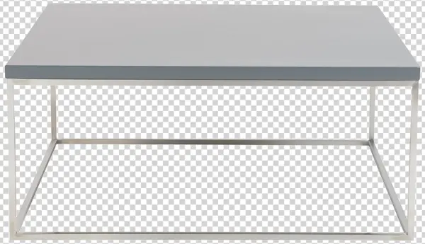 Modern Grey Coffee Table PNG Transparent Background